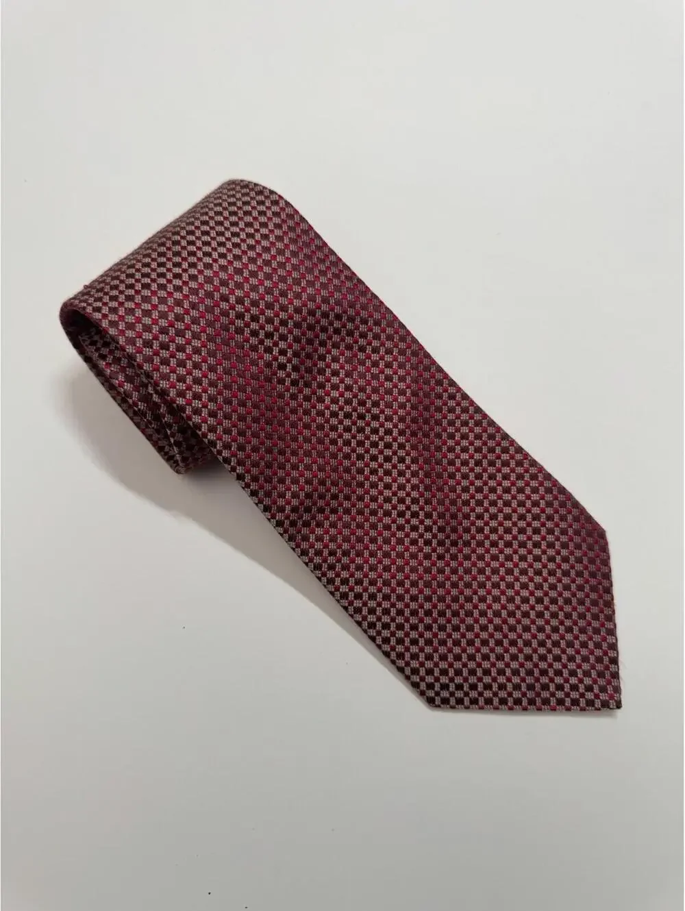 Banana Republic‎ 100% Silk Wide Tie In Red - Made In Turkey